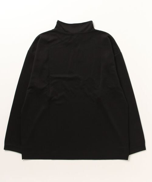 TRAP/U (トラップユー)の「リップルボーダー ハーフジップ プルオーバー(Tシャツ/カットソー・メンズ・ホワイト/セージグリーン/ブラック/杢グレー・L/M)」の5枚目の写真