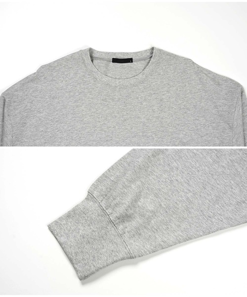 jiggys shop（ジギーズショップ）の「USAコットン胸ポケットクルーネックロンT 長袖Tシャツ（Tシャツ/カットソー・メンズ・ブラック/ホワイト/ネイビー/グレー/ベージュ・X-LARGE/MEDIUM/LARGE）」の17枚目の写真