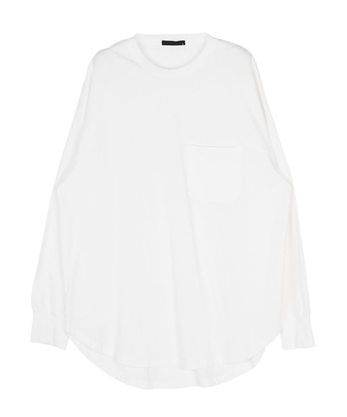 jiggys shop（ジギーズショップ）の「USAコットン胸ポケットクルーネックロンT 長袖Tシャツ（Tシャツ/カットソー・メンズ・ブラック/ホワイト/ネイビー/グレー/ベージュ・X-LARGE/MEDIUM/LARGE）」の6枚目の写真