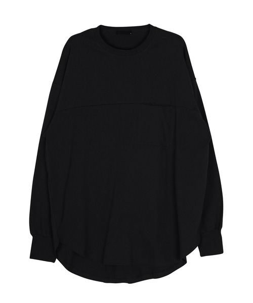 jiggys shop（ジギーズショップ）の「USAコットン胸ポケットクルーネックロンT 長袖Tシャツ（Tシャツ/カットソー・メンズ・ブラック/ホワイト/ネイビー/グレー/ベージュ・X-LARGE/MEDIUM/LARGE）」の8枚目の写真
