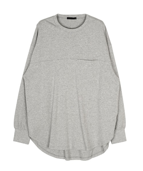 jiggys shop（ジギーズショップ）の「USAコットン胸ポケットクルーネックロンT 長袖Tシャツ（Tシャツ/カットソー・メンズ・ブラック/ホワイト/ネイビー/グレー/ベージュ・X-LARGE/MEDIUM/LARGE）」の10枚目の写真