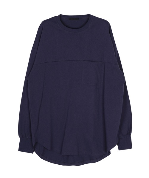 jiggys shop（ジギーズショップ）の「USAコットン胸ポケットクルーネックロンT 長袖Tシャツ（Tシャツ/カットソー・メンズ・ブラック/ホワイト/ネイビー/グレー/ベージュ・X-LARGE/MEDIUM/LARGE）」の14枚目の写真