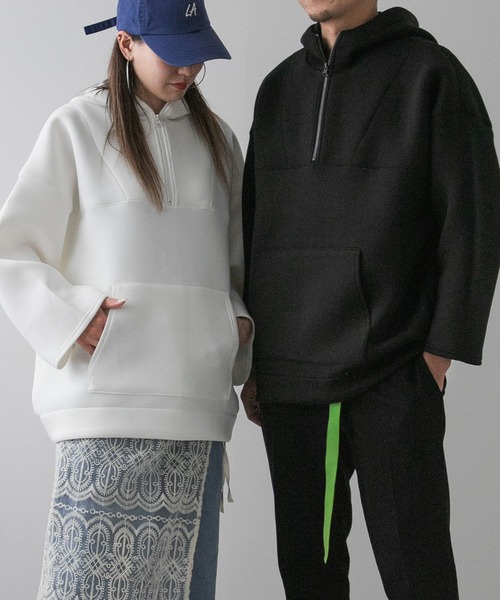 Mal.ボンディングパーカー グレー ゆみたん Mal. グレー ジップアップボンディングパーカー Mother