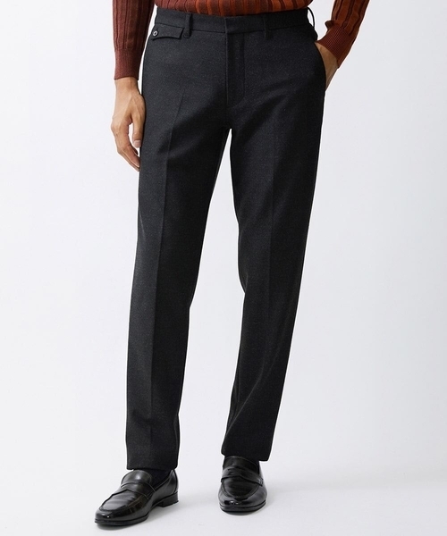 MICHEL KLEIN HOMME (ミッシェルクランオム)の「ウォームスラックスパンツ(スラックス・メンズ・ブラック/グレー・MEDIUM/LARGE/X-LARGE)」の2枚目の写真