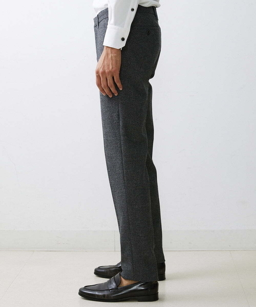 MICHEL KLEIN HOMME (ミッシェルクランオム)の「ウォームスラックスパンツ(スラックス・メンズ・ブラック/グレー・MEDIUM/LARGE/X-LARGE)」の4枚目の写真