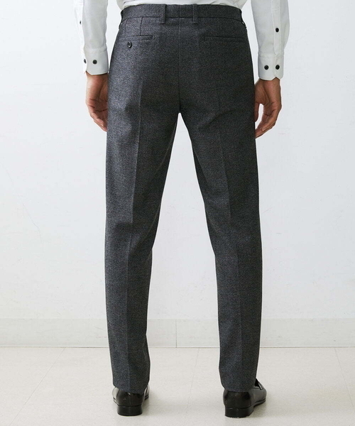 MICHEL KLEIN HOMME (ミッシェルクランオム)の「ウォームスラックスパンツ(スラックス・メンズ・ブラック/グレー・MEDIUM/LARGE/X-LARGE)」の5枚目の写真