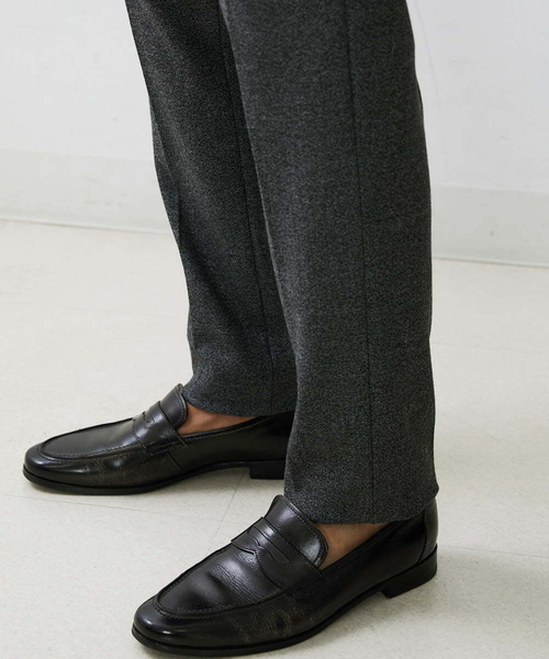 MICHEL KLEIN HOMME (ミッシェルクランオム)の「ウォームスラックスパンツ(スラックス・メンズ・ブラック/グレー・MEDIUM/LARGE/X-LARGE)」の9枚目の写真