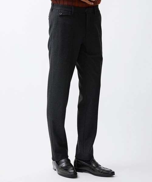 MICHEL KLEIN HOMME (ミッシェルクランオム)の「ウォームスラックスパンツ(スラックス・メンズ・ブラック/グレー・MEDIUM/LARGE/X-LARGE)」の14枚目の写真