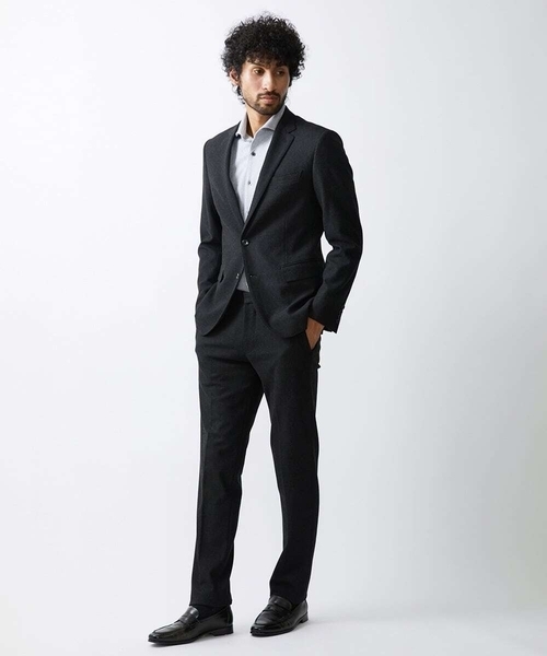 MICHEL KLEIN HOMME (ミッシェルクランオム)の「ウォームスラックスパンツ(スラックス・メンズ・ブラック/グレー・MEDIUM/LARGE/X-LARGE)」の15枚目の写真