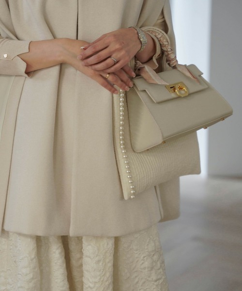 HUIT bouquet（ユイット）の「パールトリム ヌビ バッグ HUIT（エコ