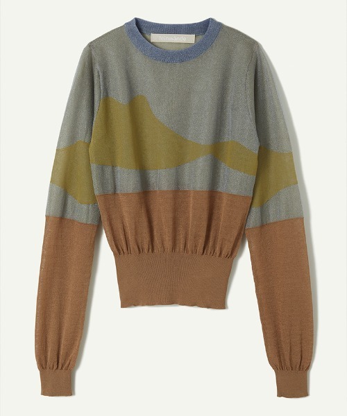 セール】Landscape Intarsia Knit Top（ニット/セーター