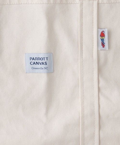 PARROTT CANVAS（パロットキャンバス）の「PARROTT CANVAS GREENVILLE LIGHT TOTE（トートバッグ・メンズ・ネイビー/キナリ・FREE）」の4枚目の写真