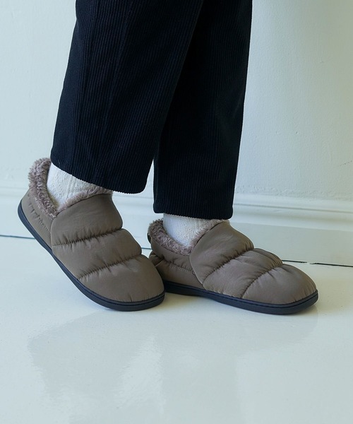 studio CLIP（スタディオクリップ）の「【撥水/抗菌防臭/クッションインソール】らくもこキルトスリッポン（スリッポン・レディース・ブラック/カーキ/ベージュ/その他1・LARGE/MEDIUM）」の6枚目の写真