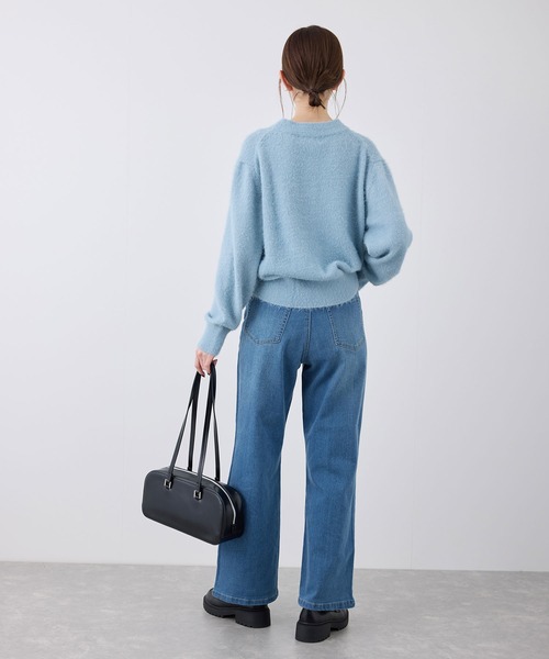 極美品 アルチビオ シャギーニット プルオーバー (ピンク) 36