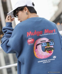 MULGA | 【MULGA THE LIFE】コラボ裏起毛プリントスウェットクルー(スウェット)