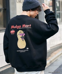 MULGA | 【MULGA THE LIFE】コラボ裏起毛プリントスウェットクルー(スウェット)