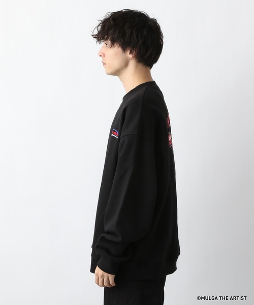 MULGA（モルガ）の「【MULGA THE LIFE】コラボ裏起毛プリント