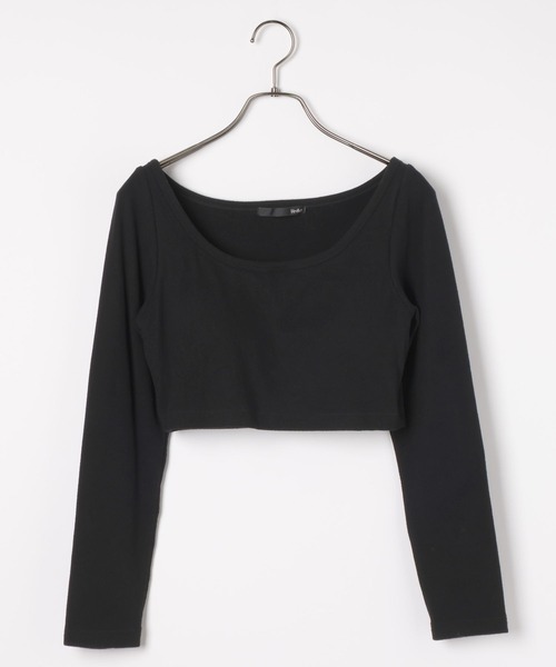 Heather（ヘザー）の「カップ付きバレエネックTEE  989248（Tシャツ/カットソー・レディース・ブラック/アイボリー・FREE）」の11枚目の写真