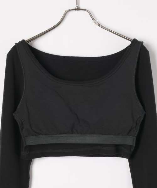 Heather（ヘザー）の「カップ付きバレエネックTEE  989248（Tシャツ/カットソー・レディース・ブラック/アイボリー・FREE）」の15枚目の写真