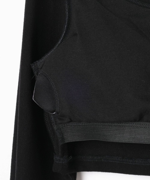 Heather（ヘザー）の「カップ付きバレエネックTEE  989248（Tシャツ/カットソー・レディース・ブラック/アイボリー・FREE）」の12枚目の写真