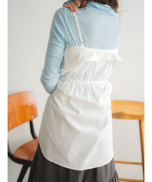 Ungrid（アングリッド）の「ハイネックシアーロングスリーブTee（Tシャツ/カットソー・レディース・ブルー/ブラック/オフホワイト/パープル・FREE）」の9枚目の写真