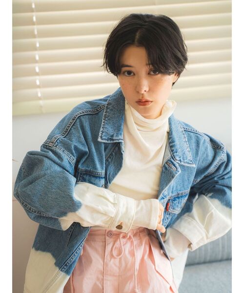 Ungrid（アングリッド）の「ハイネックシアーロングスリーブTee（Tシャツ/カットソー・レディース・ブルー/ブラック/オフホワイト/パープル・FREE）」の17枚目の写真