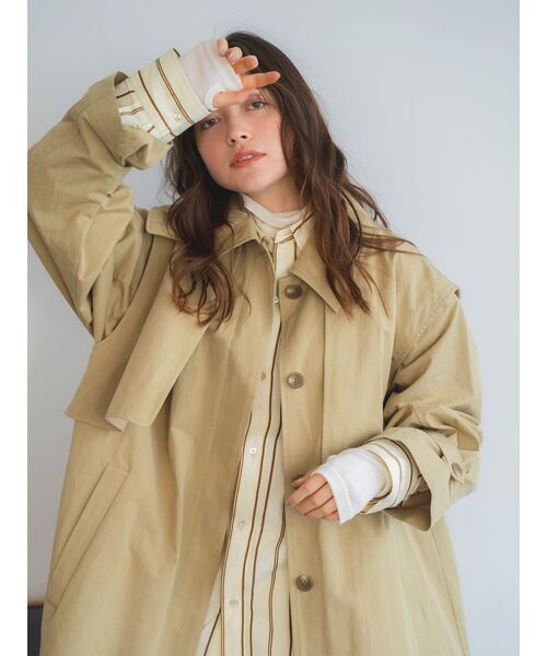 Ungrid（アングリッド）の「ハイネックシアーロングスリーブTee（Tシャツ/カットソー・レディース・ブルー/ブラック/オフホワイト/パープル・FREE）」の22枚目の写真