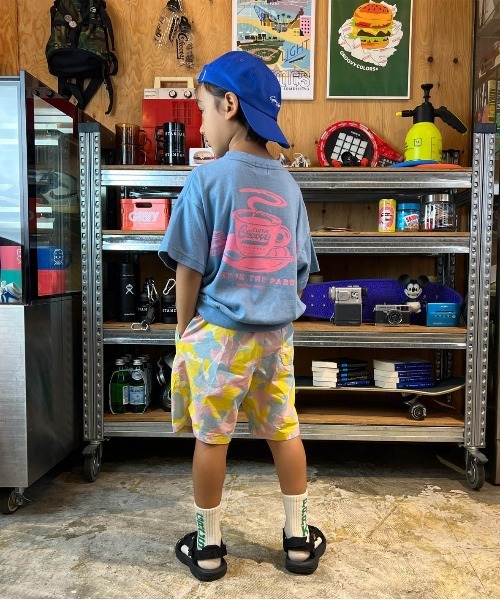 GROOVY COLORS（グルービーカラーズ）の「総柄イージーショートパンツ（その他パンツ・キッズ・ブラック/イエロー/ベージュ・120/110/90/100）」の15枚目の写真