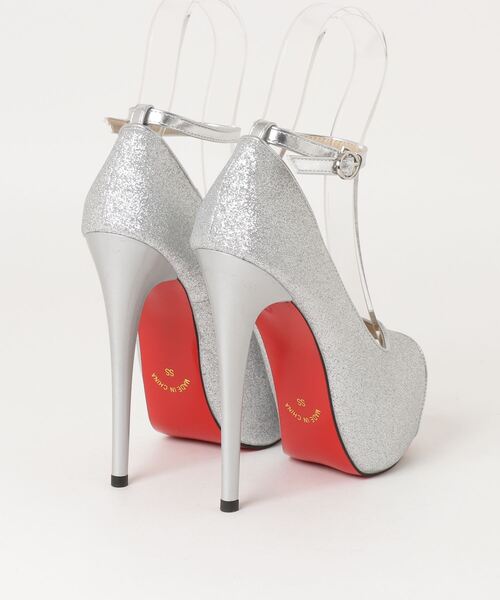 LibertyDoll(リバティードール)の「LibertyDoll/15cm アンクルストラップオープントゥパンプス(1250)(パンプス・レディース・ブラック/シルバー/ピンクゴールド/ゴールド/ピンク・3L/LL/L/S/M/SS)」の6枚目の写真