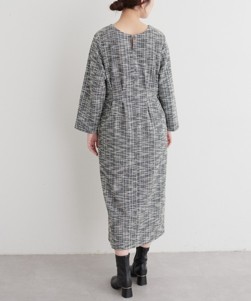 WONDERFUL WORLDワンピース ニットソーツイード2WAYワンピース（ドレス）｜natural couture