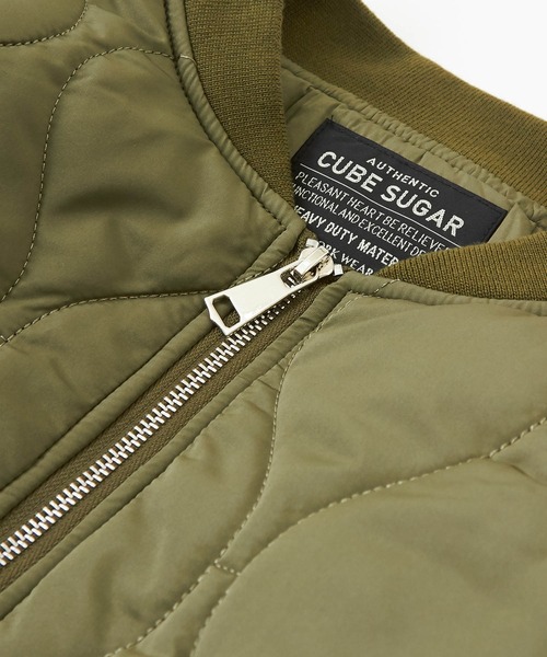 CUBE SUGAR（キューブシュガー）の「ひょうたん柄キルティングジップ
