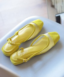 SESTO | シースルースリングバックローヒールパンプス(パンプス)
