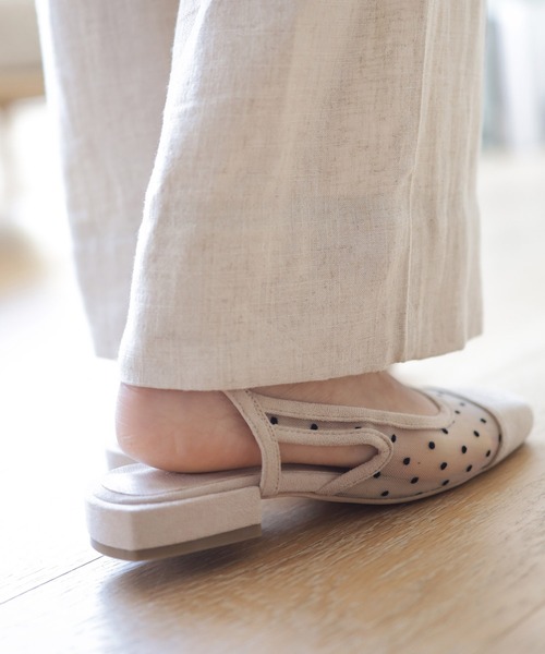 SESTO（セスト）の「シースルースリングバックローヒールパンプス（パンプス・レディース・イエロー/シルバー/ピンク/ベージュ/ブラック・25.0cm/24.5cm/24.0cm/22.5cm/23.0cm/23.5cm）」の11枚目の写真