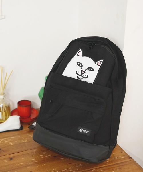 RIPNDIP（リップンディップ）の「RIPNDIP/リップンディップ LORD NERMAL VELCRO HANDS BACKPACK リュック（バックパック/リュック・メンズ・ブラック・FREE）」の14枚目の写真
