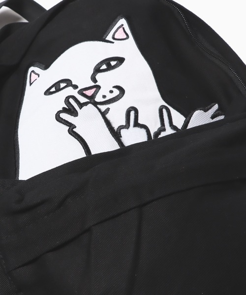 RIP 猫イラスト 黒リュック 楽天市場】RIPNDIP リップンディップ Lord Nermal Velcro Hands