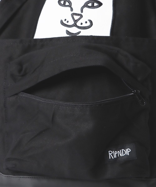 RIPNDIP（リップンディップ）の「RIPNDIP/リップンディップ LORD NERMAL VELCRO HANDS BACKPACK リュック（バックパック/リュック・メンズ・ブラック・FREE）」の9枚目の写真