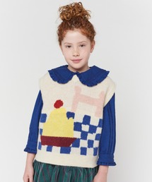 BOBO CHOSES（ボボショーズ）の「YUMMY CAKE KNITTED VEST（ベスト・キッズ）」