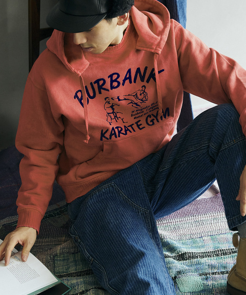 JOURNAL STANDARD relume（ジャーナルスタンダード　レリューム）の「【MR.CLOSET / ミスタークローゼット】プリントフードパーカー（パーカー・メンズ・ライトグレー/ブラック/パープル/レッド・MEDIUM/LARGE）」の7枚目の写真