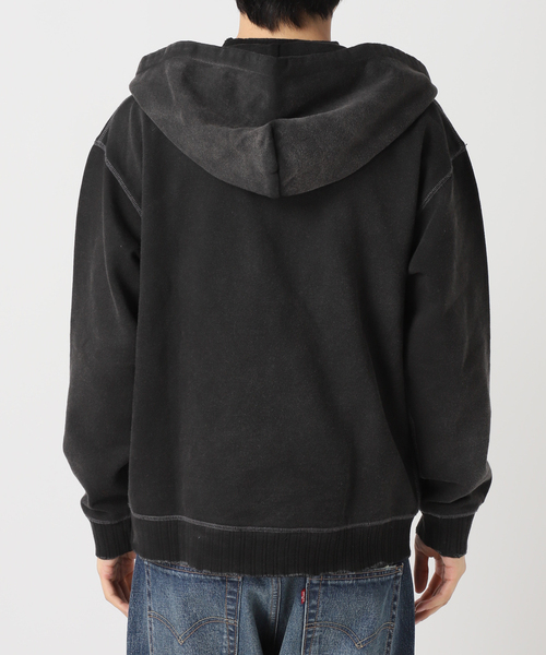 JOURNAL STANDARD relume（ジャーナルスタンダード　レリューム）の「【MR.CLOSET / ミスタークローゼット】プリントフードパーカー（パーカー・メンズ・ライトグレー/ブラック/パープル/レッド・MEDIUM/LARGE）」の9枚目の写真