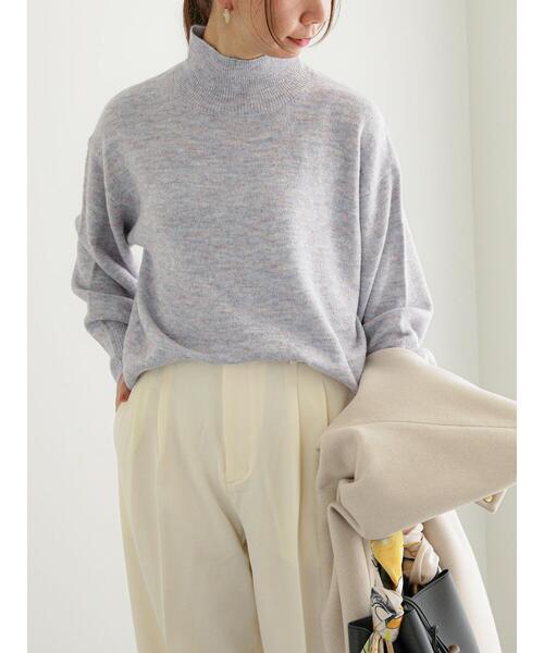 Te chichi（テチチ）の「ミックスラメニット（ニット/セーター・レディース・ネイビー/ラベンダー/グレー・F）」の9枚目の写真