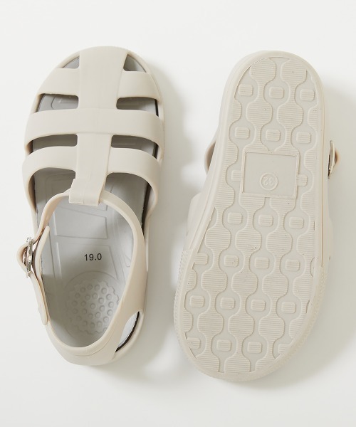 devirock（デビロック）の「耐水 グルカサンダル(クッションインソール付き)（サンダル・キッズ・ライトブラウン/グレー系1/ブラック・19.0cm/18.0cm/23.0cm/22.0cm/21.0cm/20.0cm/17.0cm）」の4枚目の写真