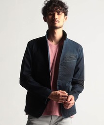 NICOLE CLUB FOR MEN | スタンドカラーデザインカヴァーオールジャケット(カバーオール)