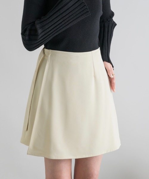 NEUNA（ヌナ）の「【ラップ風で大人の雰囲気！】ラップ2WAYスカート  