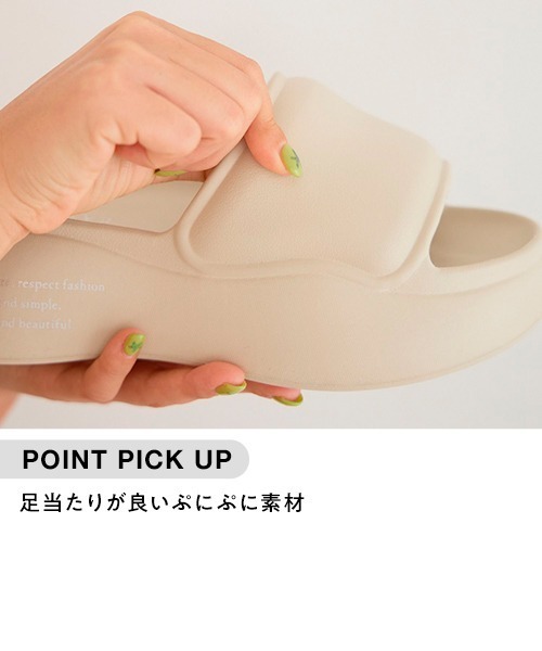 BAYFLOW（ベイフロー）の「プニーフローサンダル（サンダル・レディース・ブラウン/ブラック/アイボリー・SMALL/MEDIUM）」の5枚目の写真