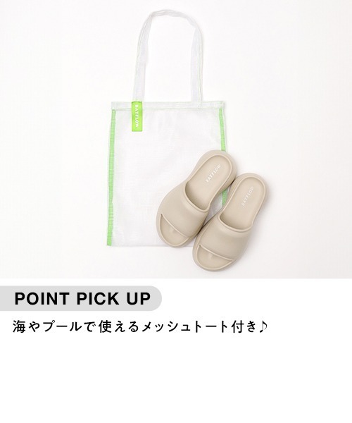 BAYFLOW（ベイフロー）の「プニーフローサンダル（サンダル・レディース・ブラウン/ブラック/アイボリー・SMALL/MEDIUM）」の7枚目の写真