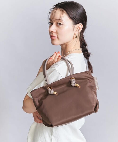 VIOLAd'ORO（ヴィオラドーロ）の「＜VIOLAd’ORO＞BIANCA トートバッグ S -2WAY-（トートバッグ・レディース・ダークグリーン/ベージュ/コバルトブルー/ブラック/オリーブ/モカ/その他1/ダークグレー/ナチュラル/ダークブラウン・FREE）」の4枚目の写真