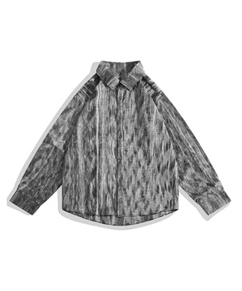 Theater code(シアターコード)の「▲design long sleeve shirt / デザイン ロング スリーブシャツ(シャツ/ブラウス・メンズ・ホワイト/グレー・2/3)」の13枚目の写真