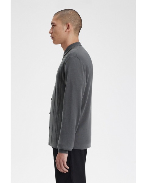 FRED PERRY（フレッドペリー）の「Button Through Long Sleeve Knit