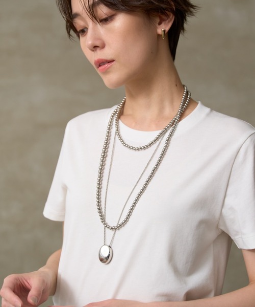 BARNYARDSTORM（バンヤードストーム）の「ワントップスライダーネックレス（ネックレス・レディース・シルバー/ゴールド・FREE）」の2枚目の写真