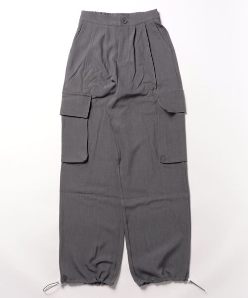 aimoha(アイモハ)の「スーツワイドカーゴパンツ(カーゴパンツ・レディース・ブラック/オフホワイト/ダークグレー・SMALL/MEDIUM/LARGE)」の12枚目の写真